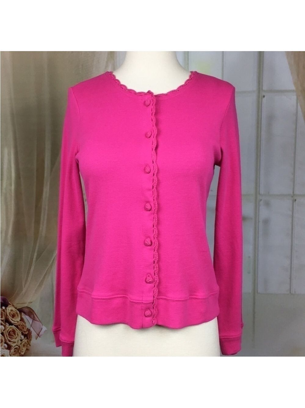 LOULOU Berry Colored Long
Sleeved Knit Top S